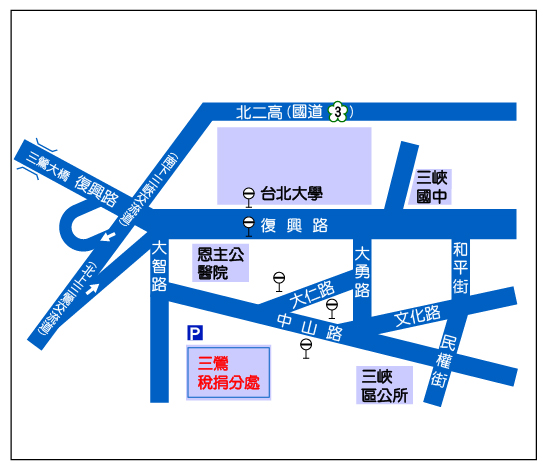 三鶯分處-地理位置圖