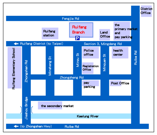 Ruifang Branch map