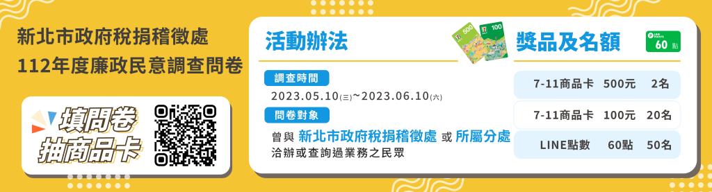 112年度廉政民意調查活動