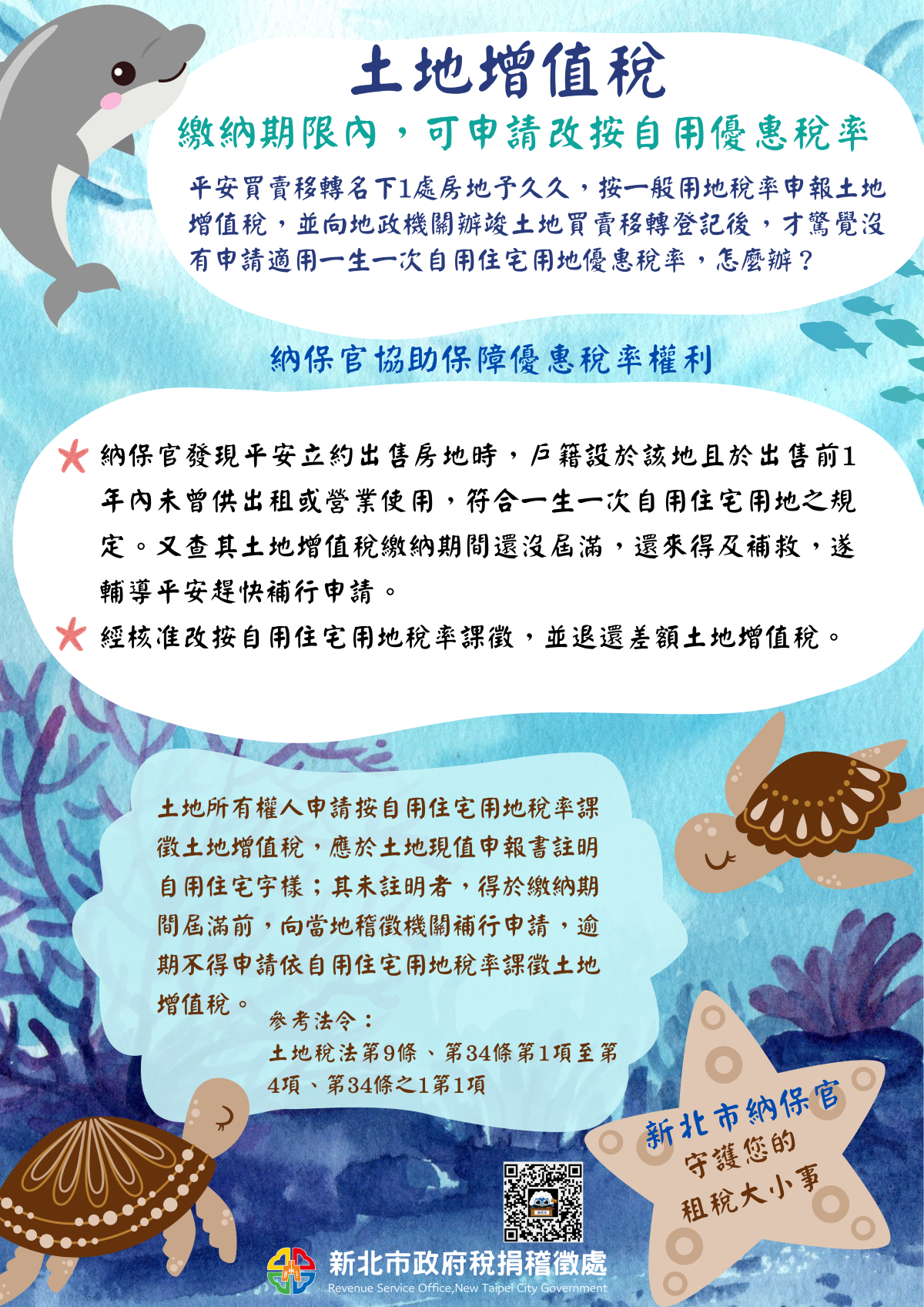 【圖卡】土地增值稅原未申請按自用優惠稅率，來得及補救嗎？？ (NEW)