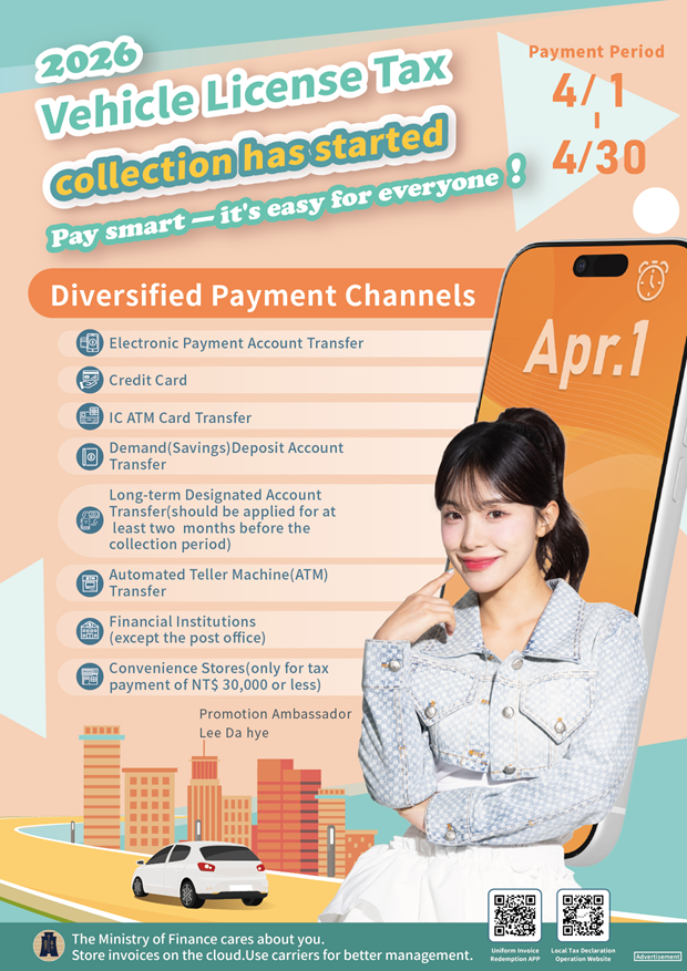 115年牌照稅開徵-英文海報
