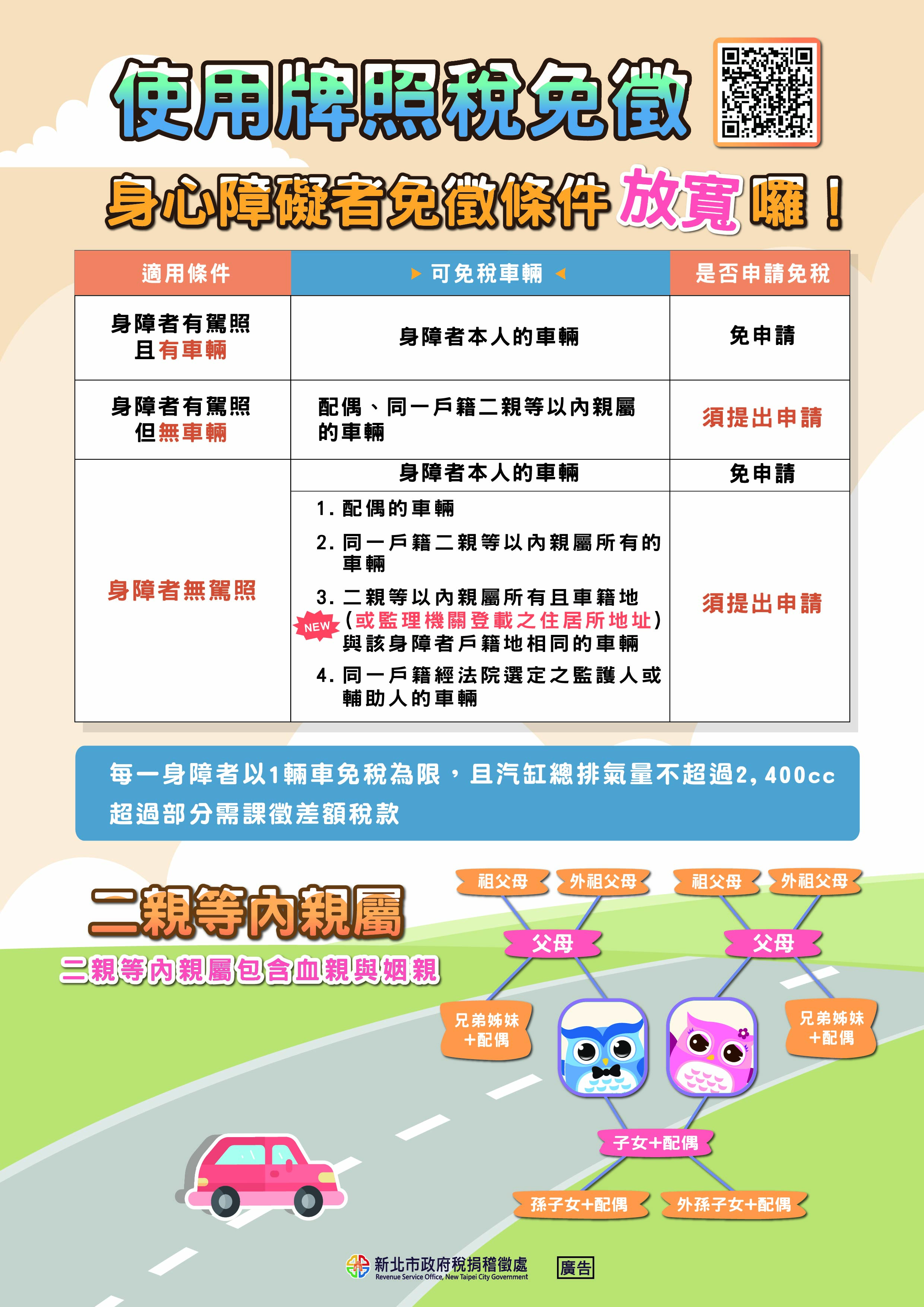 宣導DM-牌照免徵